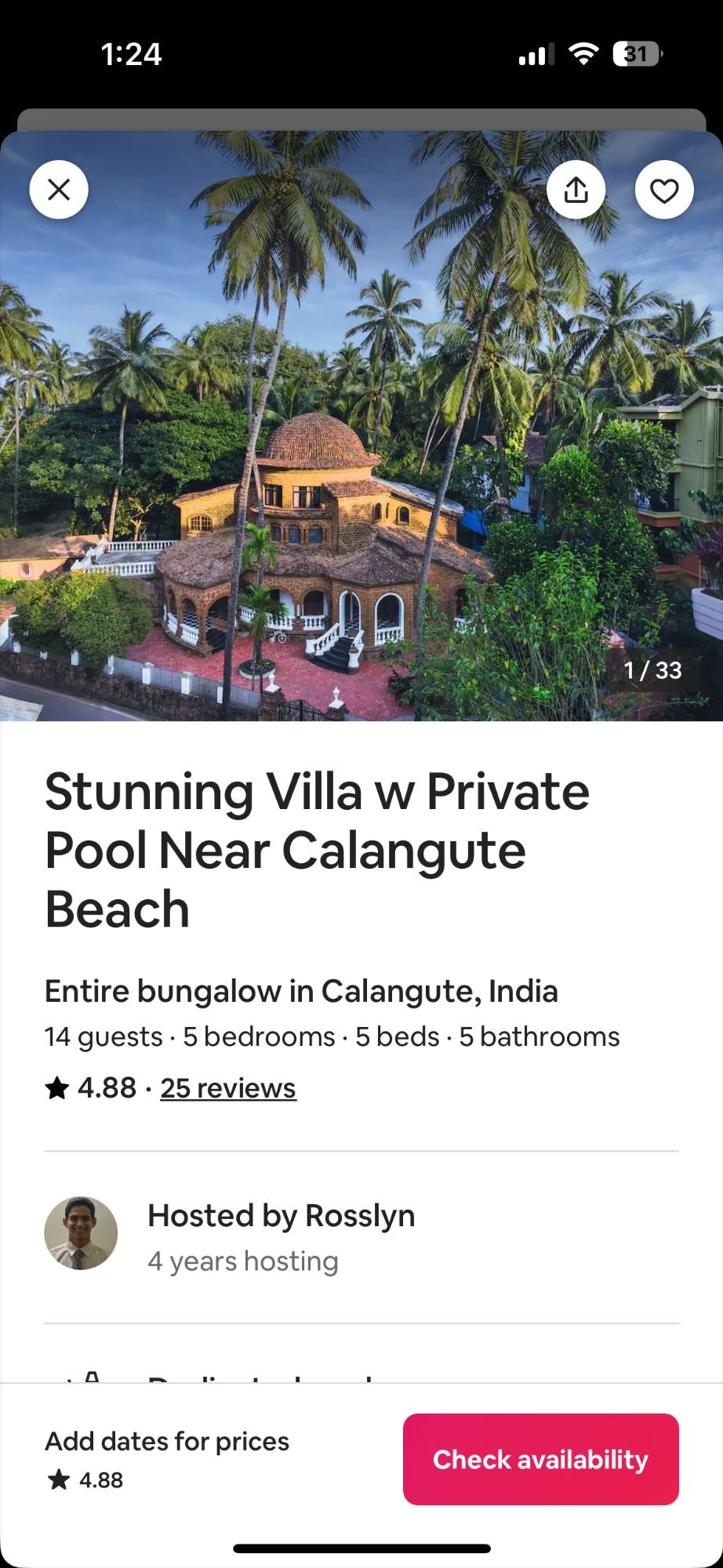 Casa Orfelinda Airbnb listing