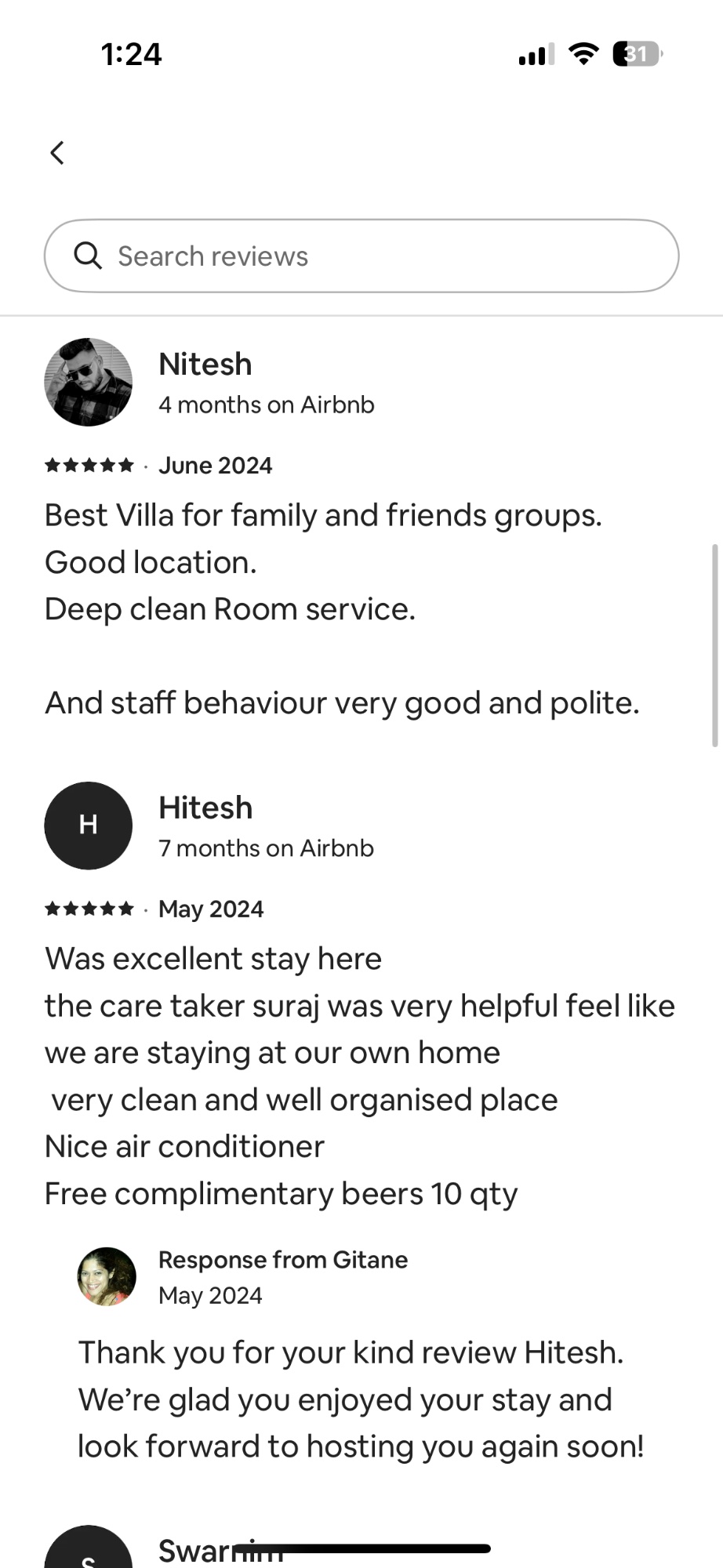 Guest reviews