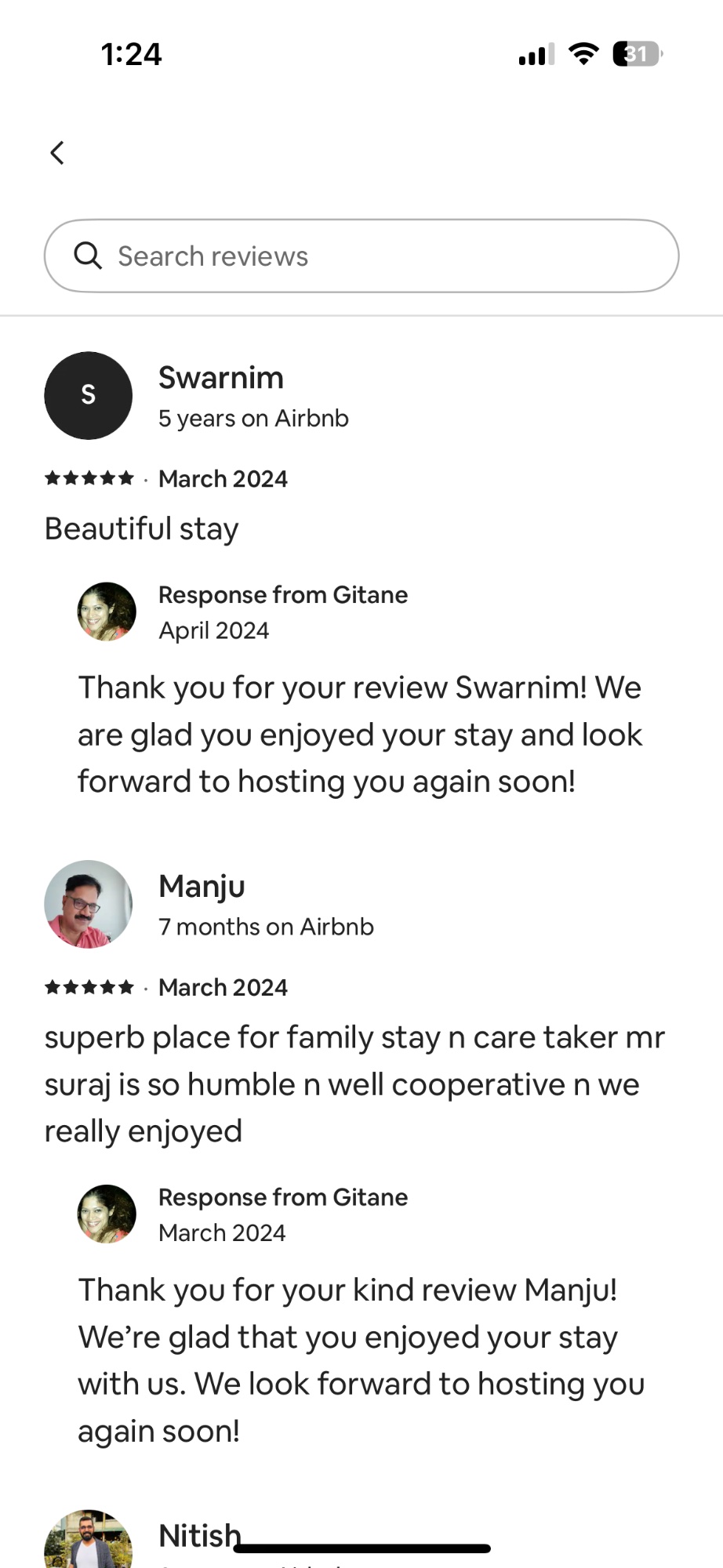 Guest reviews