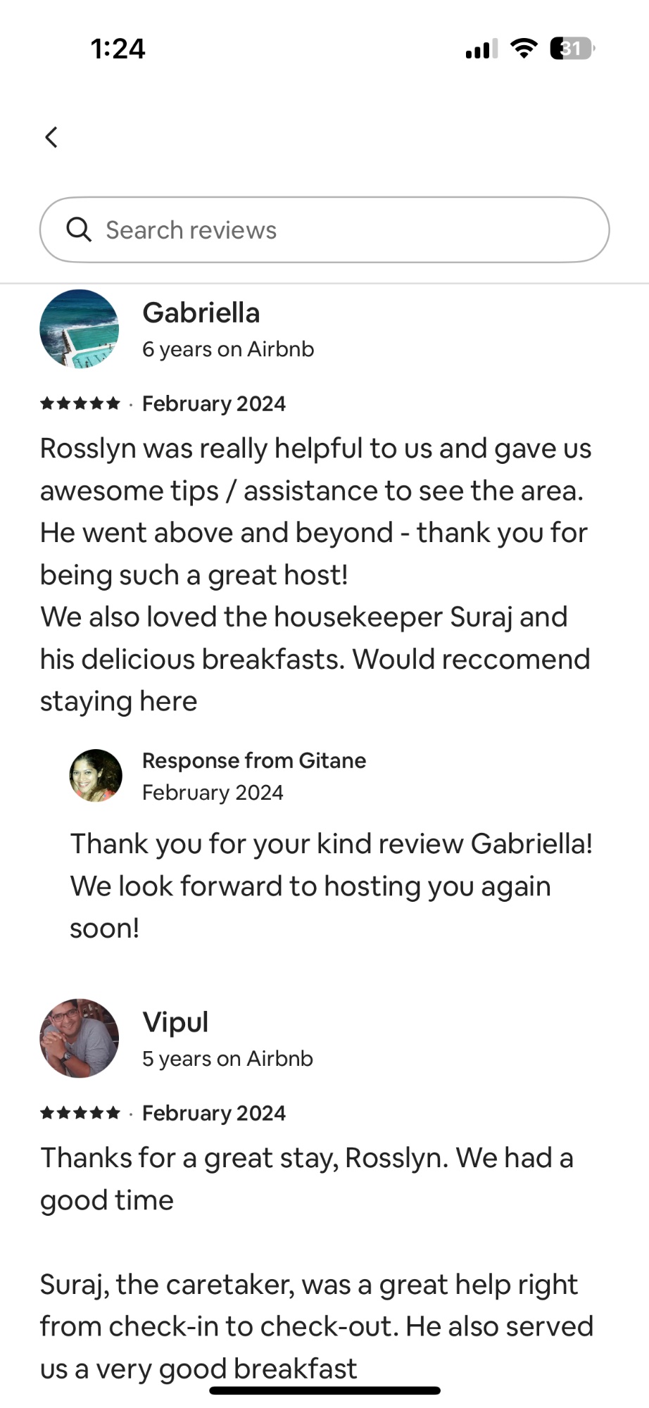 Guest reviews