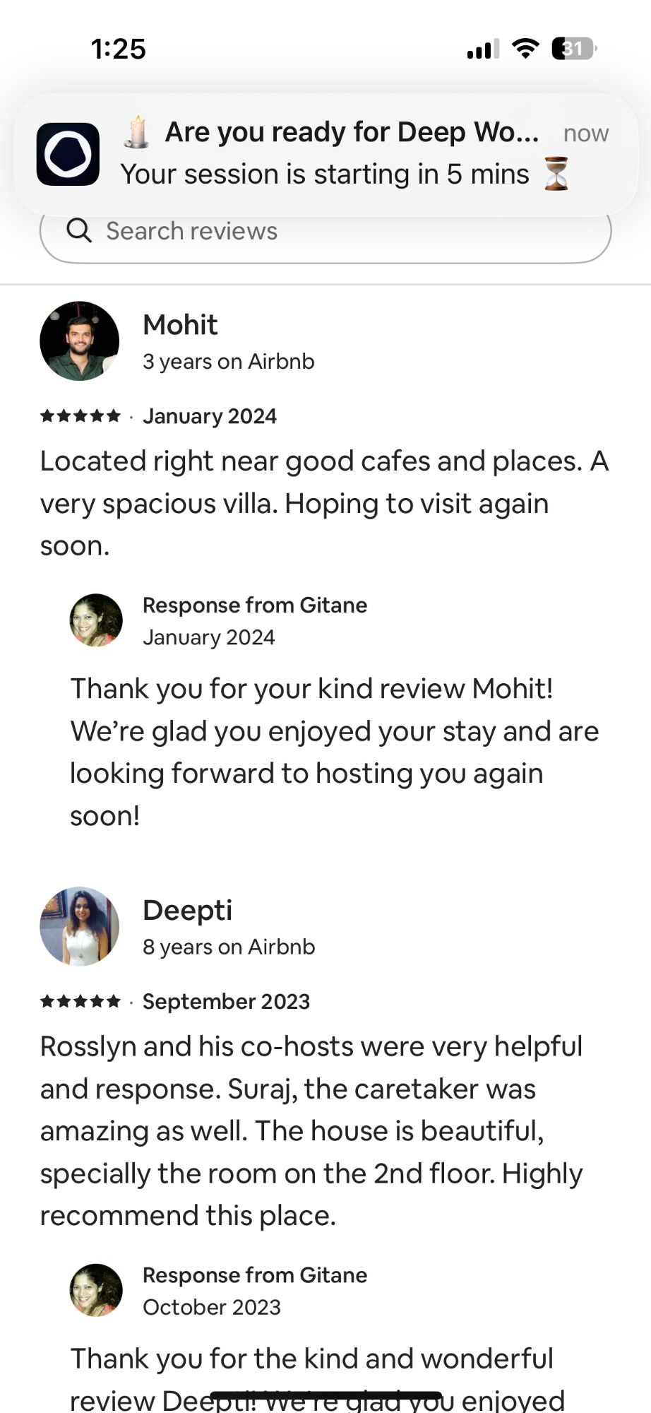 Guest reviews