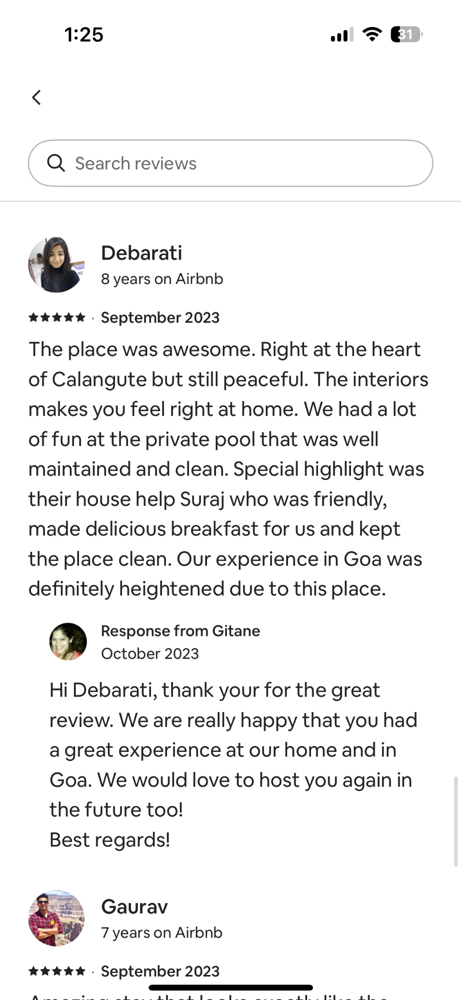 Guest reviews