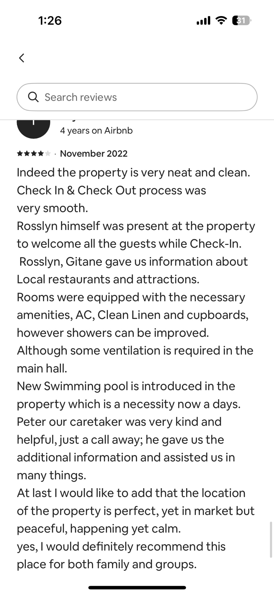 Guest reviews